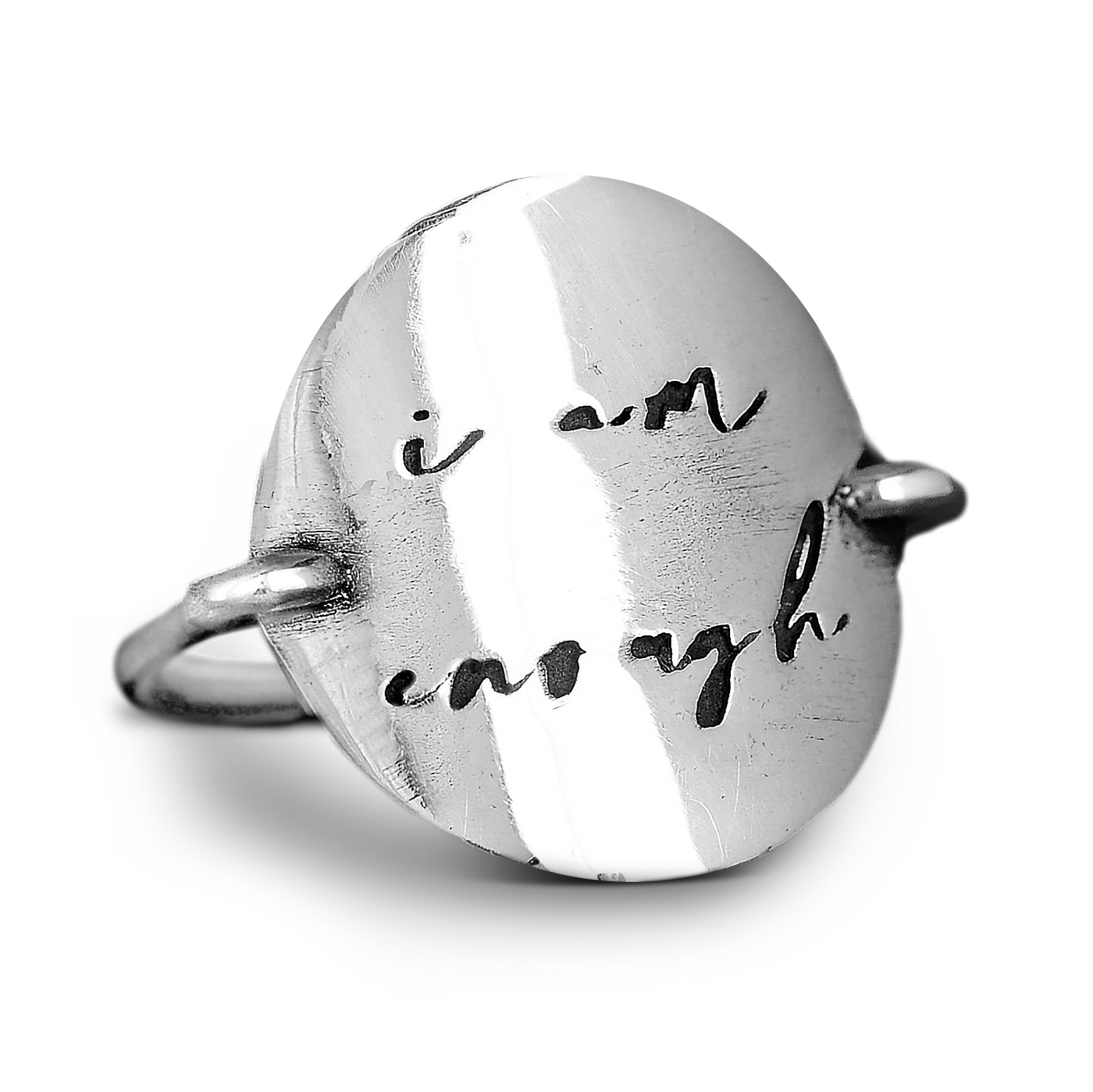 I Am Enough Ring - Sterling Silver