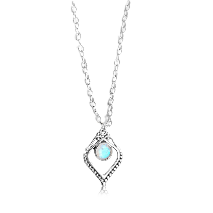 Sterling Silver Moonstone Necklace