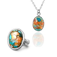 Oyster Copper Turquoise Set - Boho Magic