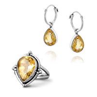 Citrine Teardrop Set - Boho Magic