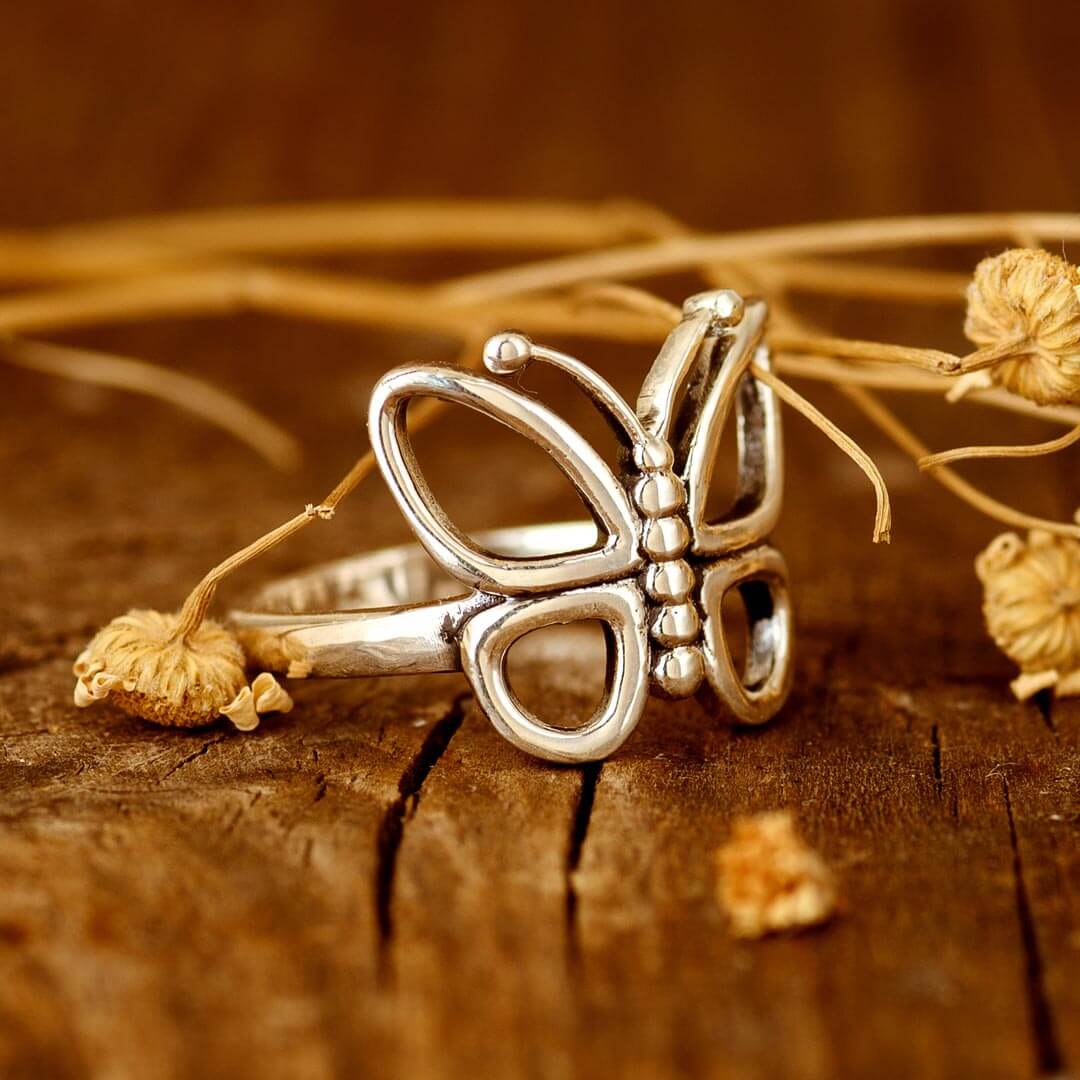 Timeless Butterfly Ring Sterling Silver