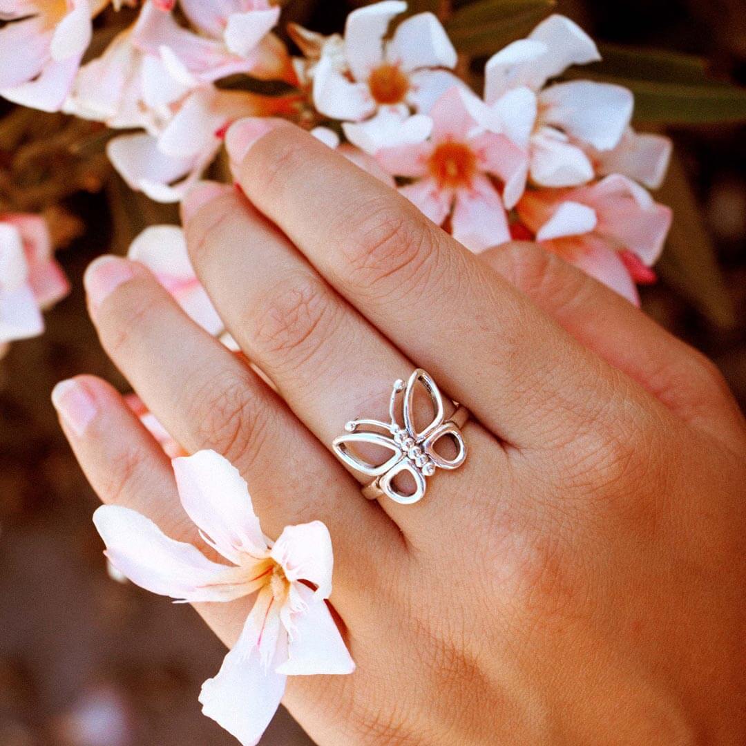 Timeless Butterfly Ring Sterling Silver