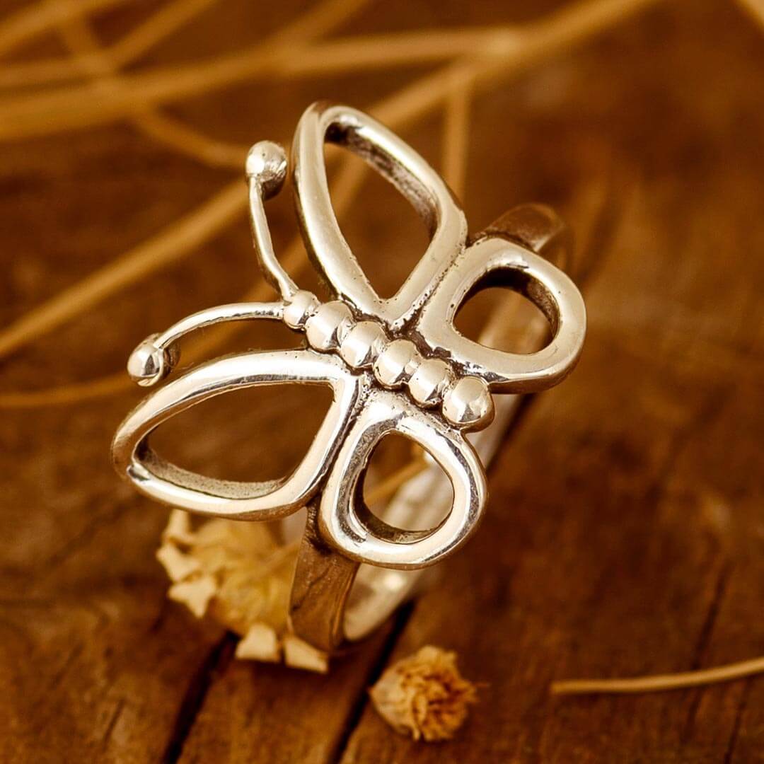 Timeless Butterfly Ring Sterling Silver