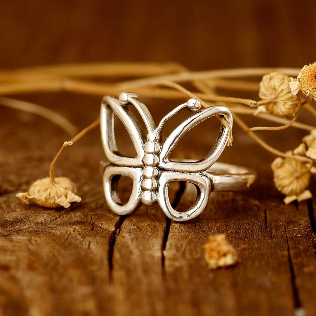 Timeless Butterfly Ring Sterling Silver