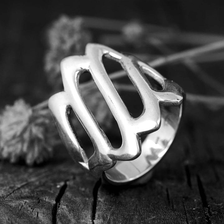 Effortless Silver Statement Ring