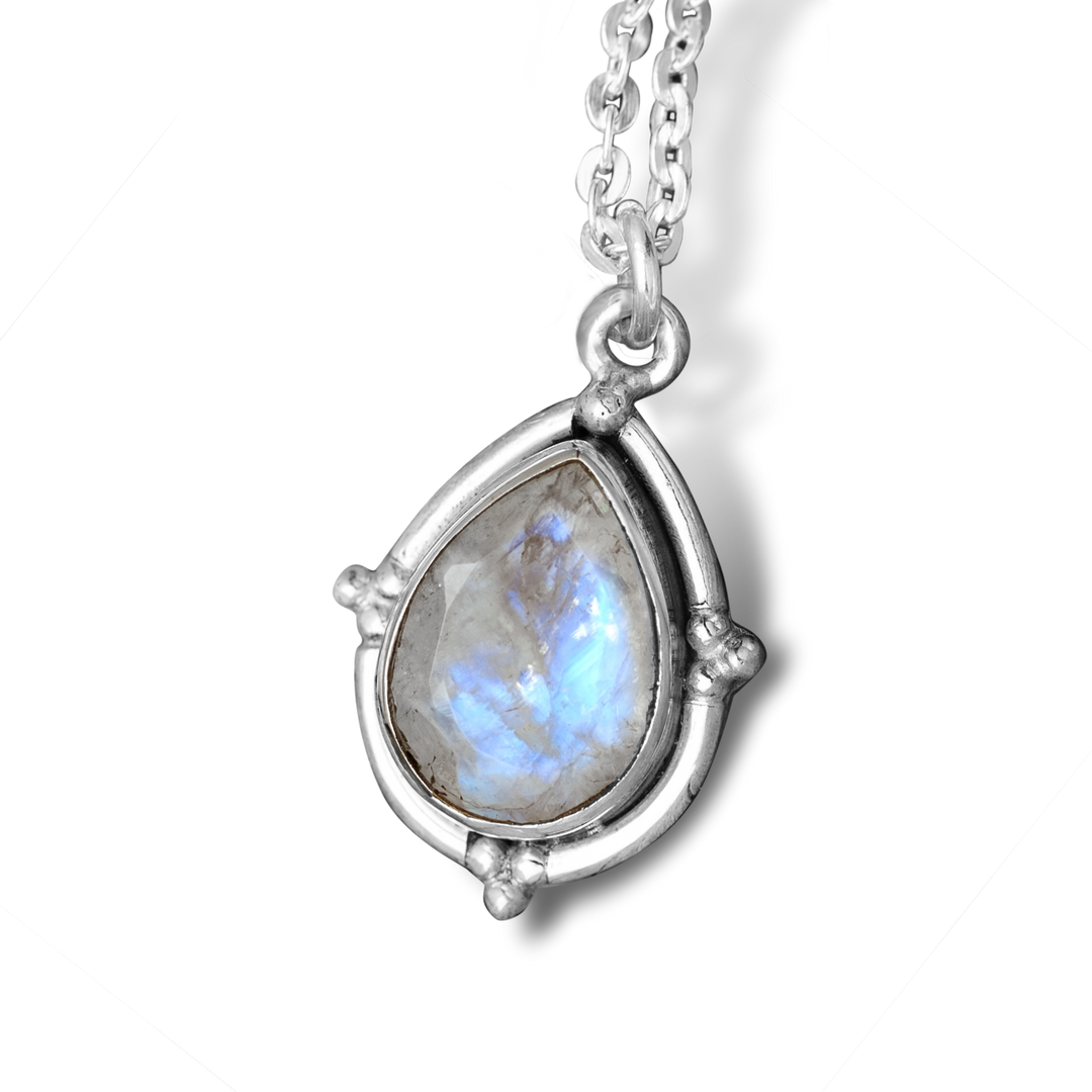 Teardrop Moonstone Necklace