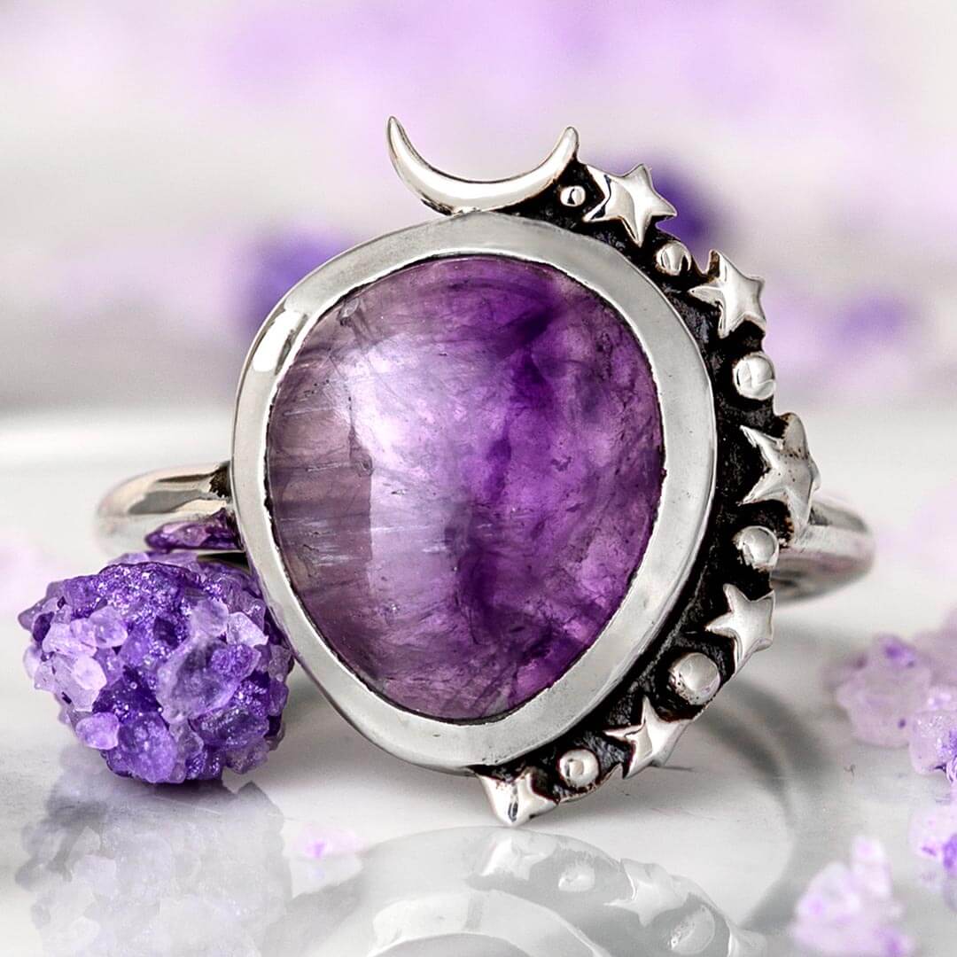 Amethyst Celestial Ring