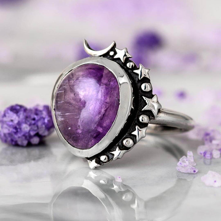 Amethyst Celestial Ring