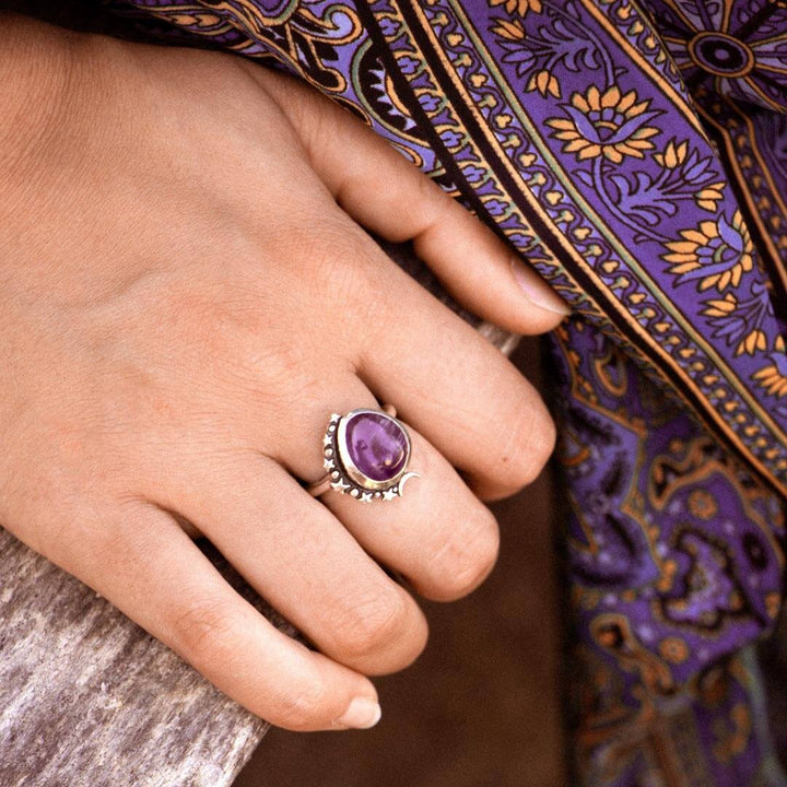 Amethyst Celestial Ring