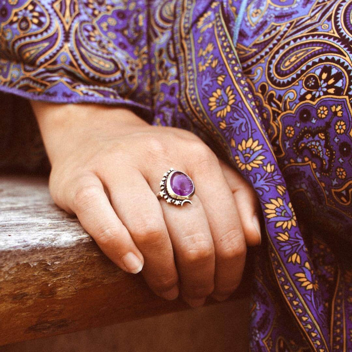 Amethyst Celestial Ring