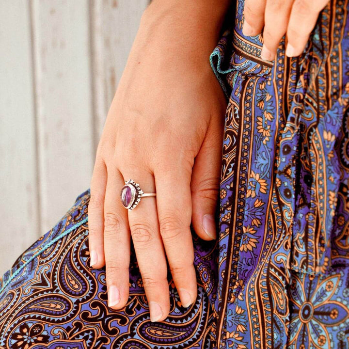 Amethyst Celestial Ring