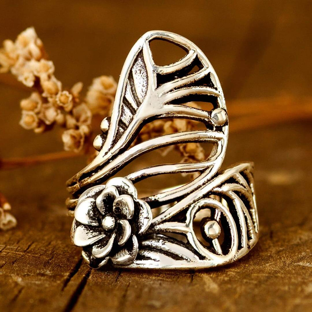 Buy Peacock Rings Oxidized German Silver Designer Statement Ring, Bollywood  Trendy Ring, Indian Hand Jewelry, Gifts , Hand Rings Online in India - Etsy