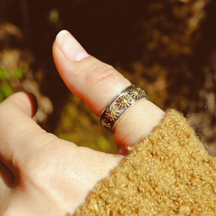 Sun Fidget Ring