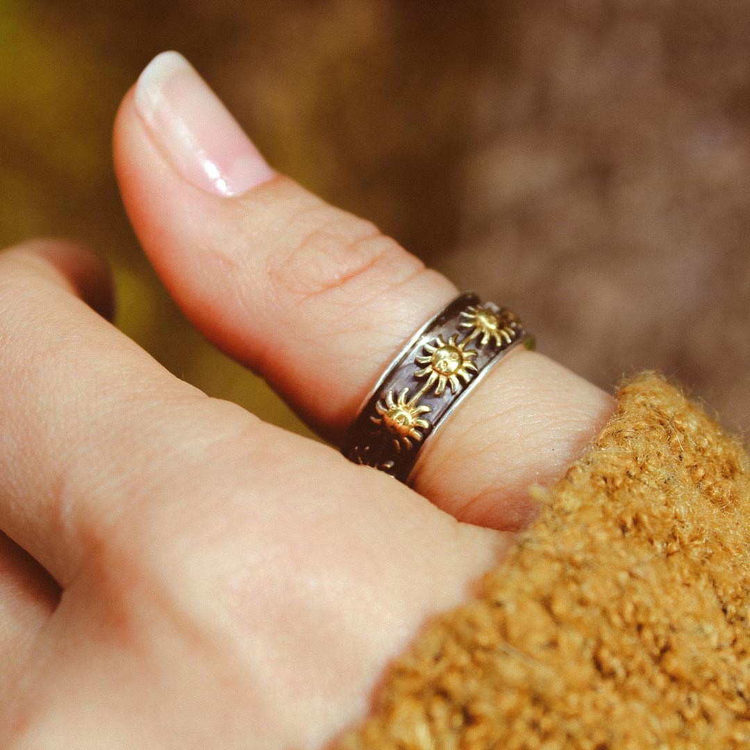 Sun Fidget Ring – Boho Magic Jewelry