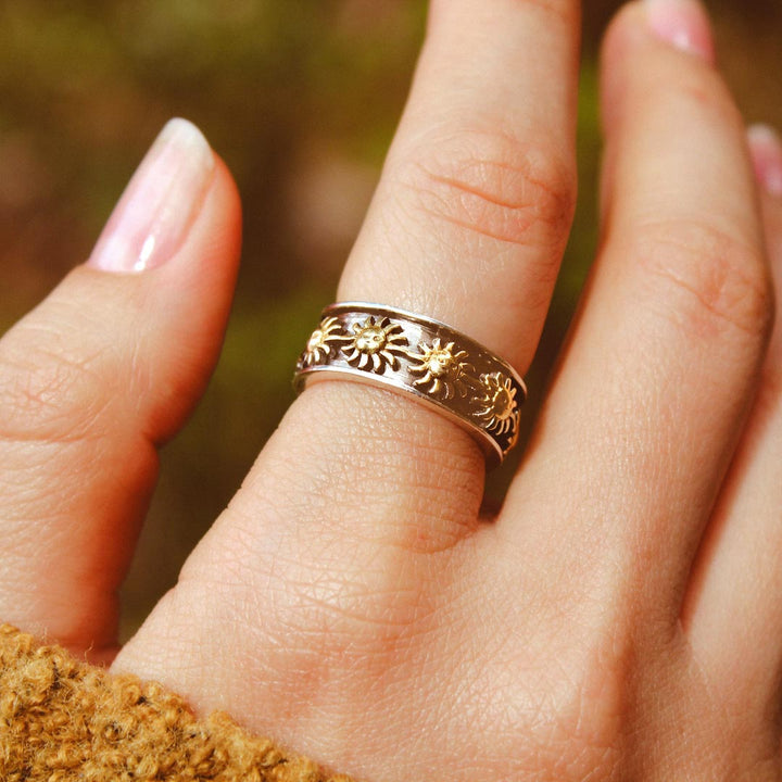 Sun Fidget Ring