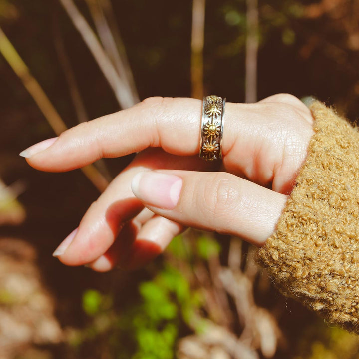 Sun Fidget Ring