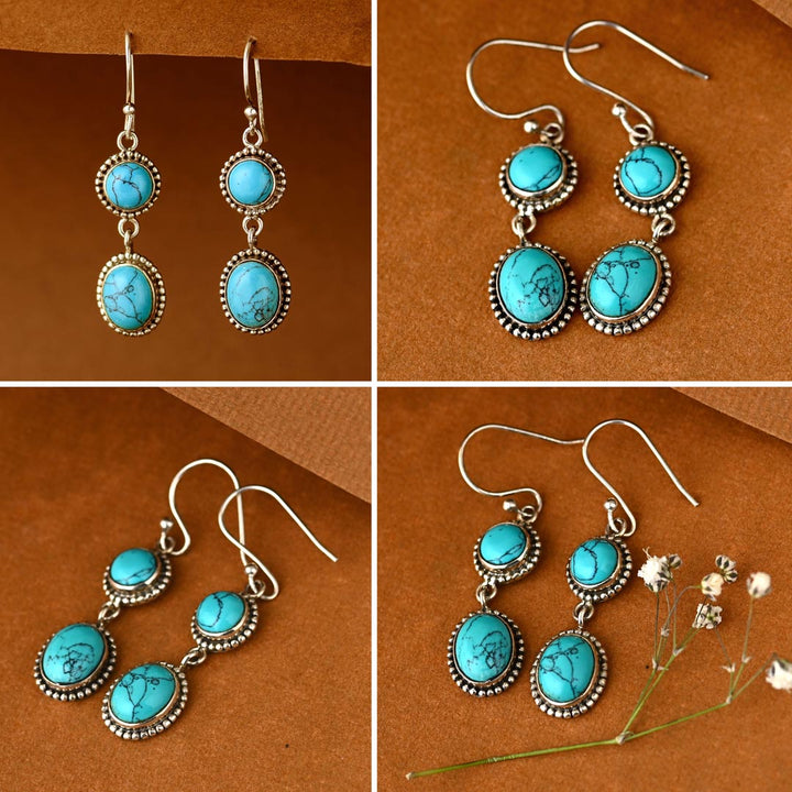 Turquoise Sterling Silver Earrings