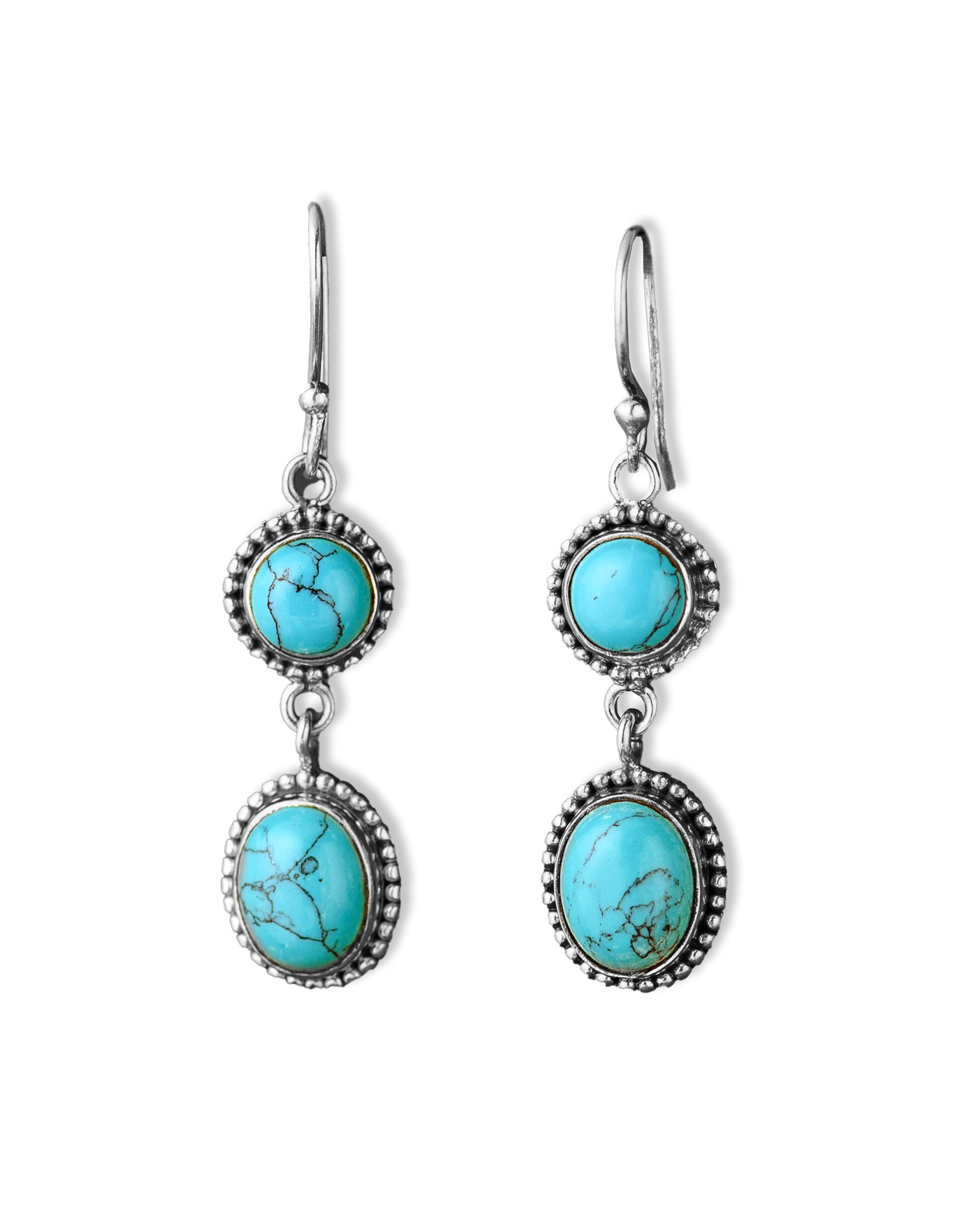 Turquoise Sterling Silver Earrings