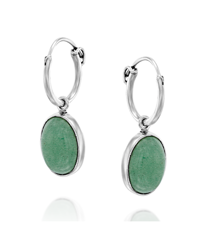 Green Aventurine Earrings - Boho Magic