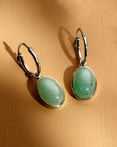 Green Aventurine Earrings - Boho Magic