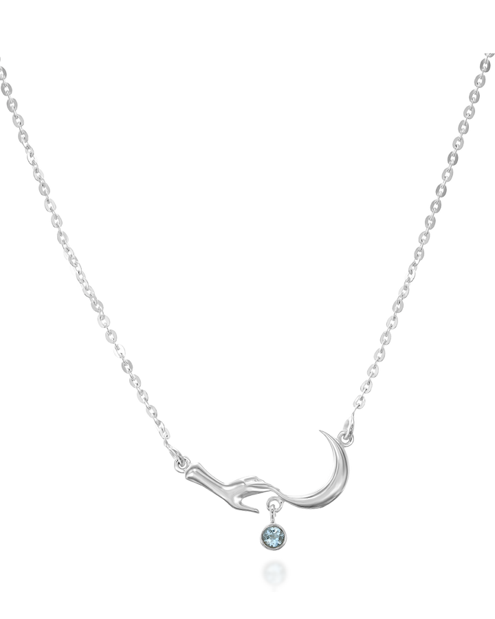 Reach The Moon Aquamarine Necklace