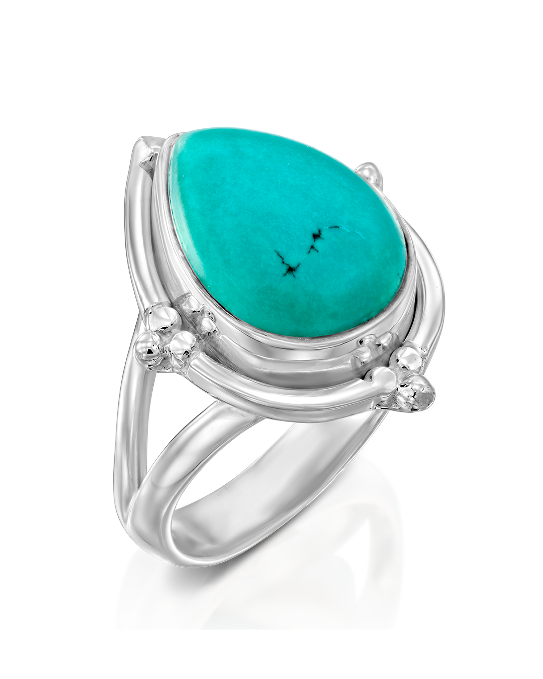 Turquoise Teardrop Ring