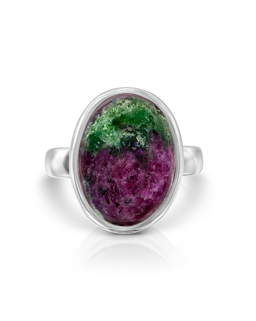 Ruby Zoisite Oval Ring