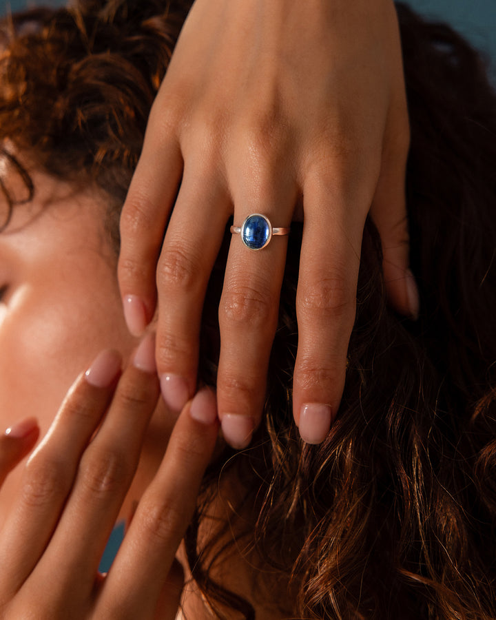 Kyanite Oval Ring