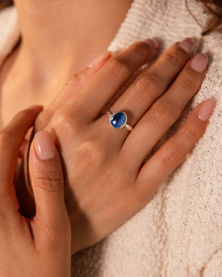 Kyanite Oval Ring