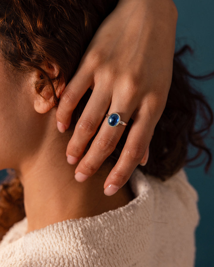 Kyanite Oval Ring