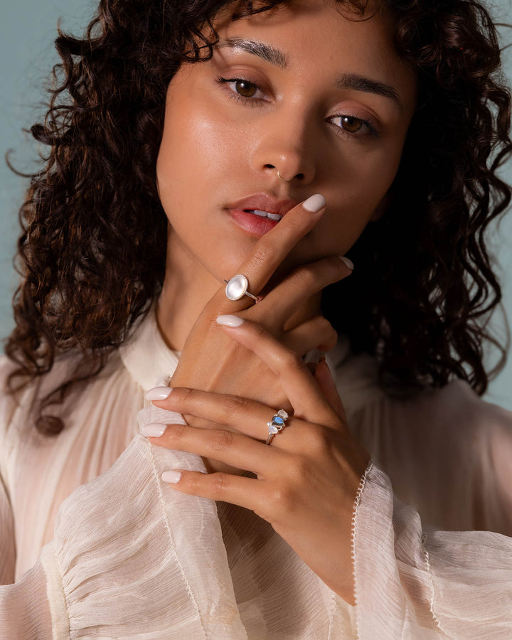 Mother of Pearl Shell Ring