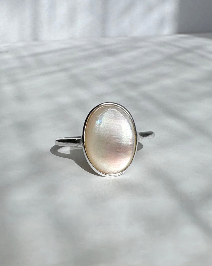 Mother of Pearl Shell Ring