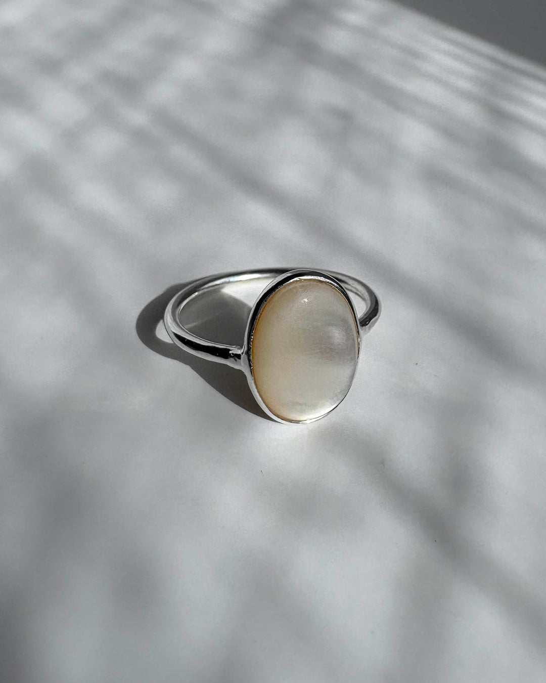 Mother of Pearl Shell Ring