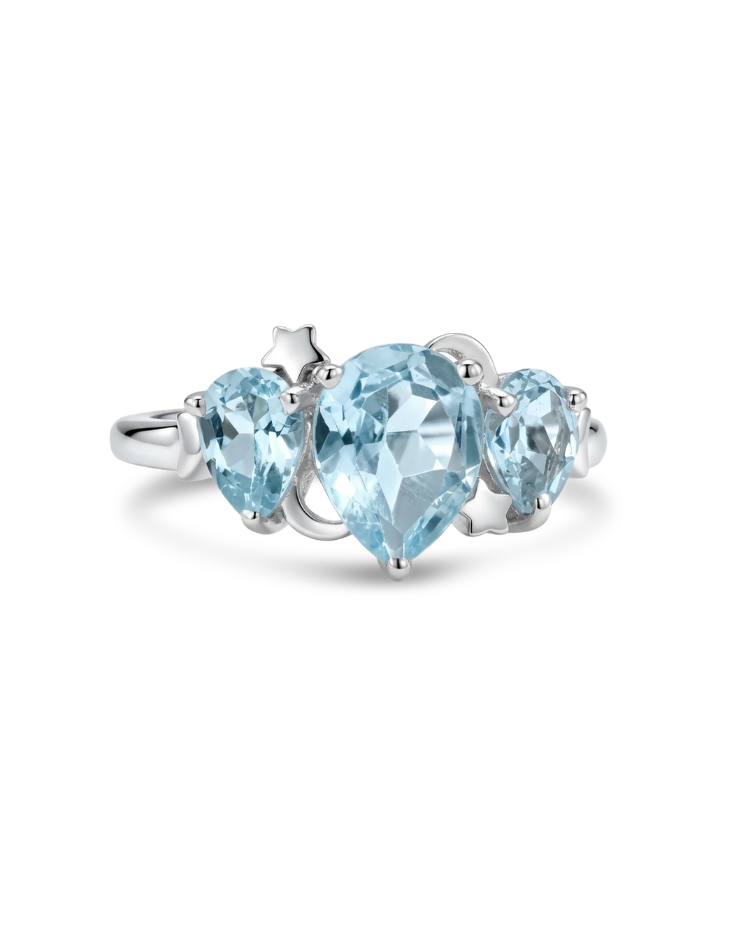 Celestial Blue Topaz Ring