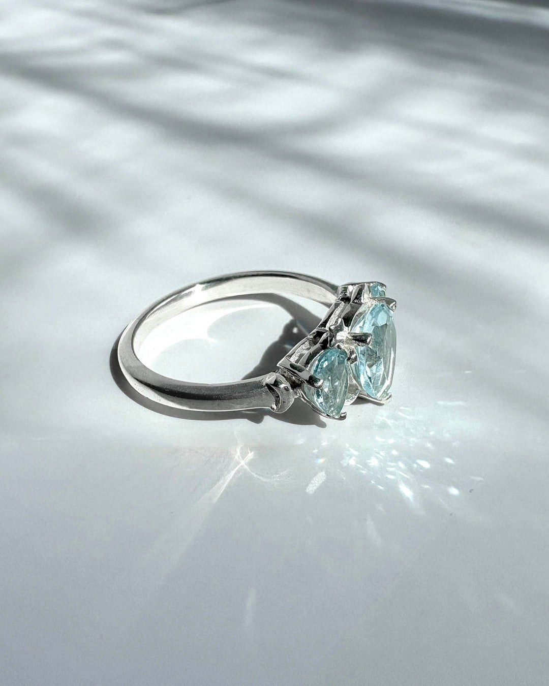 Celestial Blue Topaz Ring