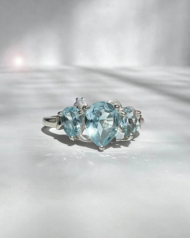 Celestial Blue Topaz Ring