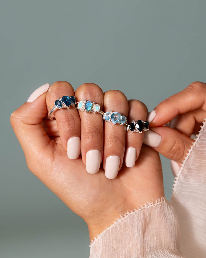 Celestial Blue Topaz Ring
