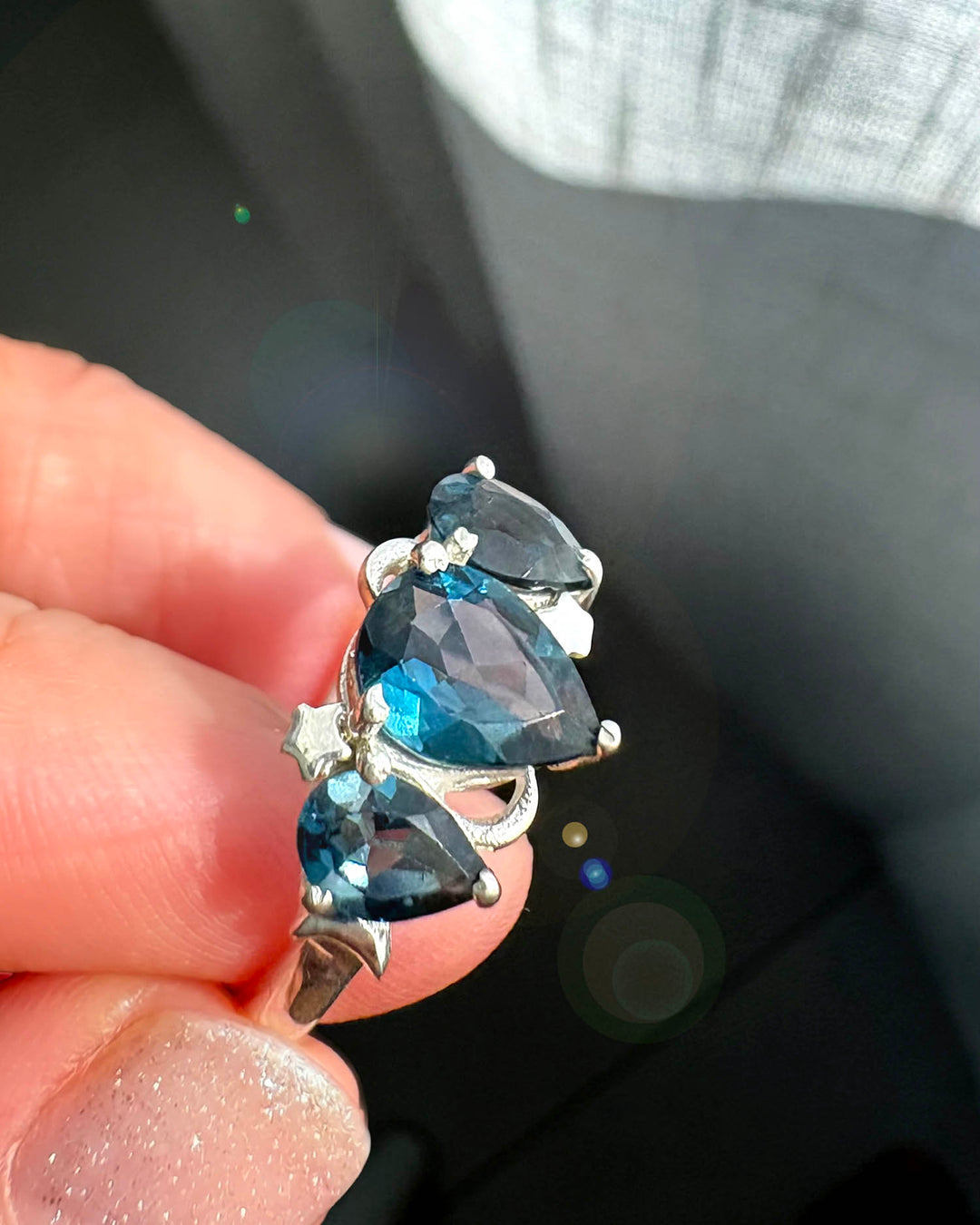Celestial London Blue Topaz Ring
