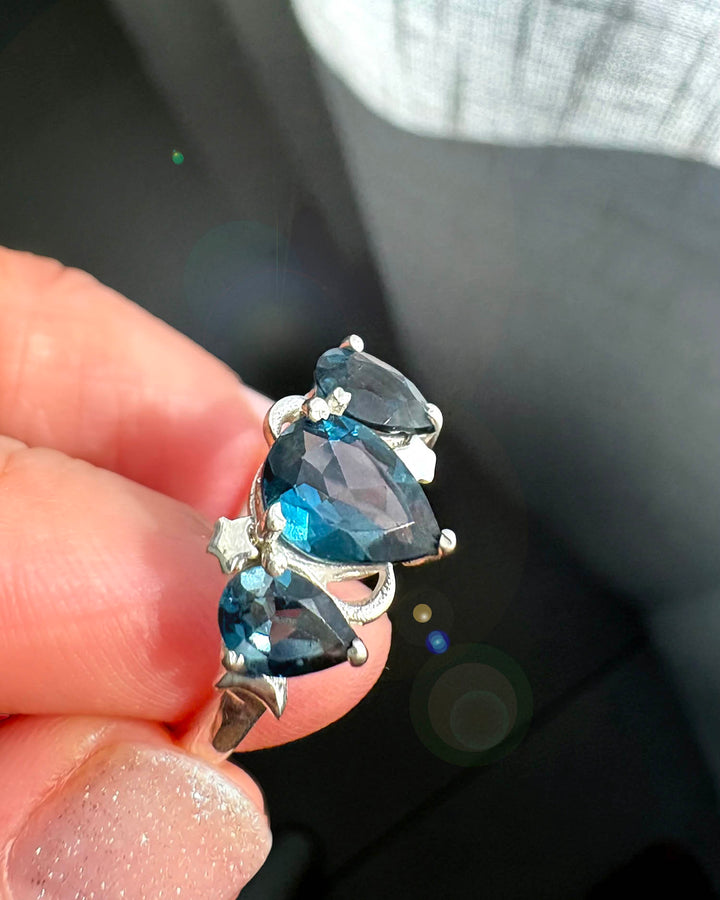 Celestial London Blue Topaz Ring