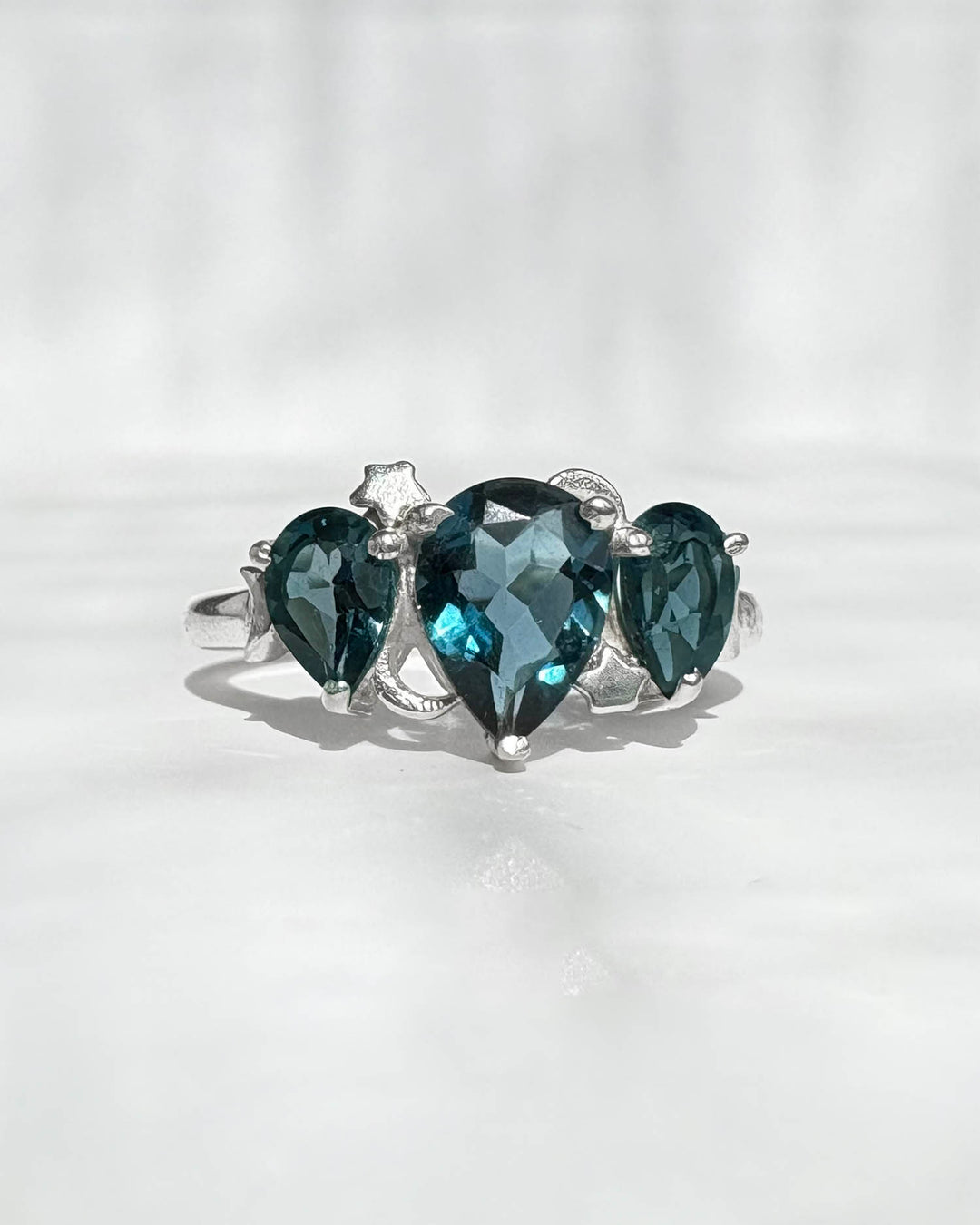 Celestial London Blue Topaz Ring