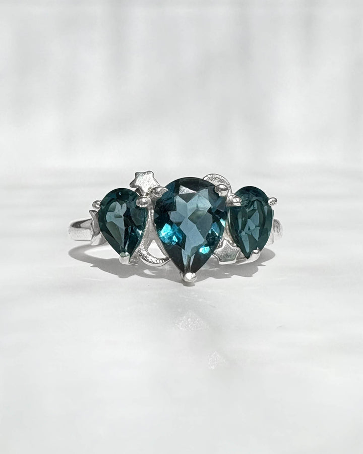 Celestial London Blue Topaz Ring