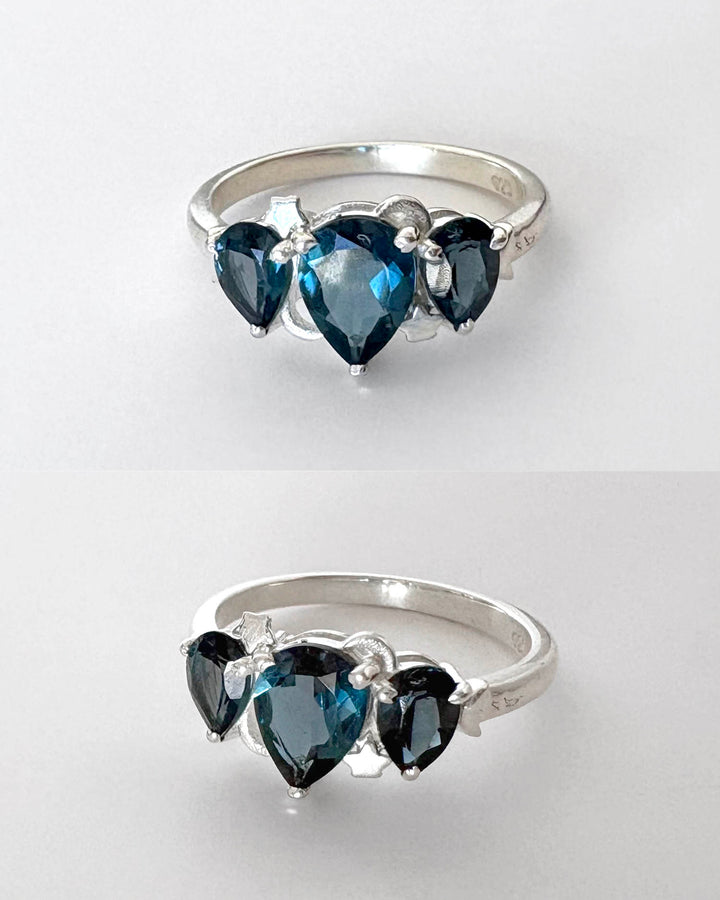 Celestial London Blue Topaz Ring