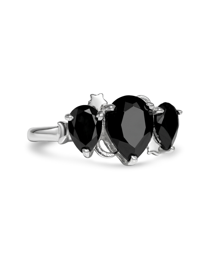 Celestial Black Spinel Ring
