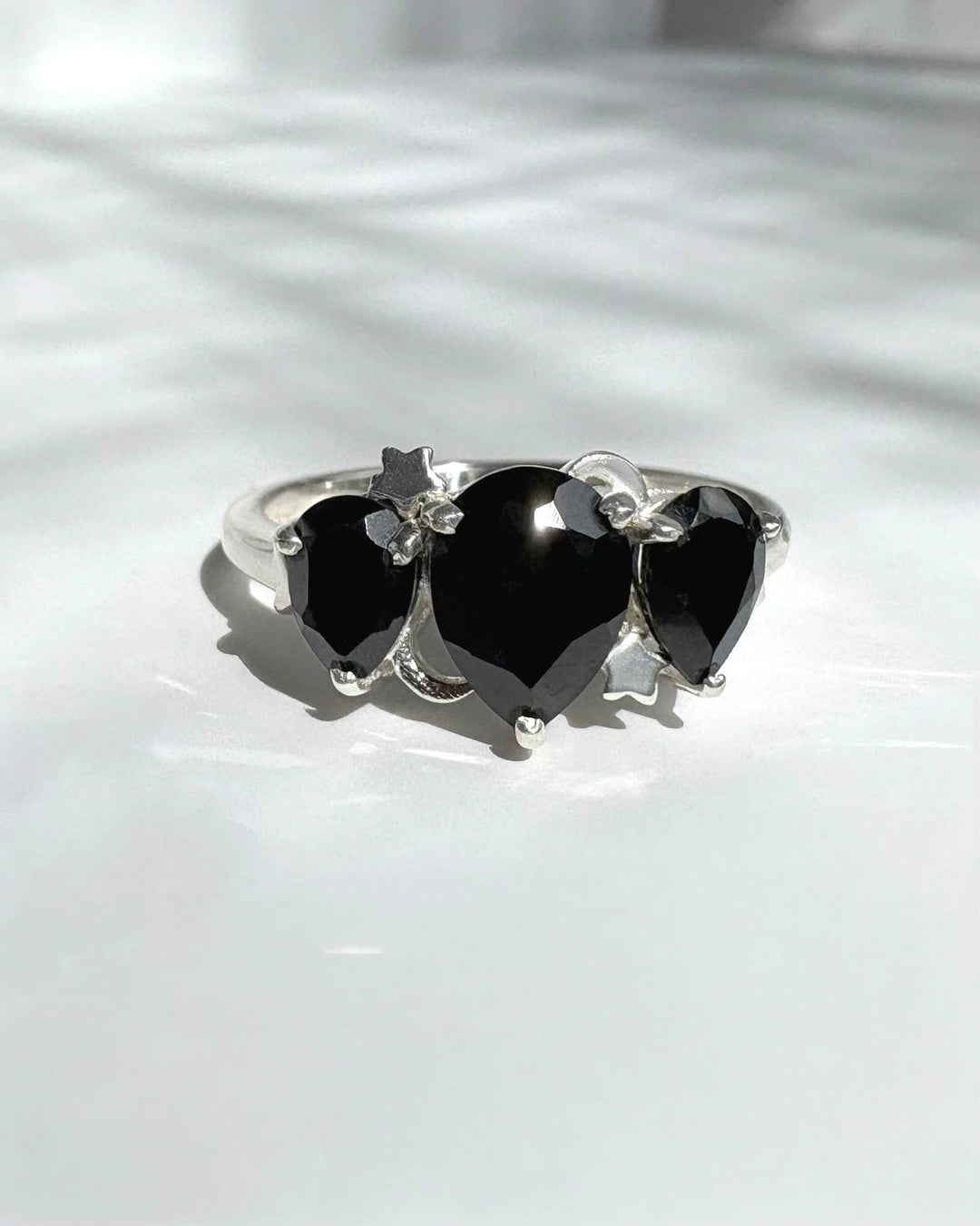 Celestial Black Spinel Ring