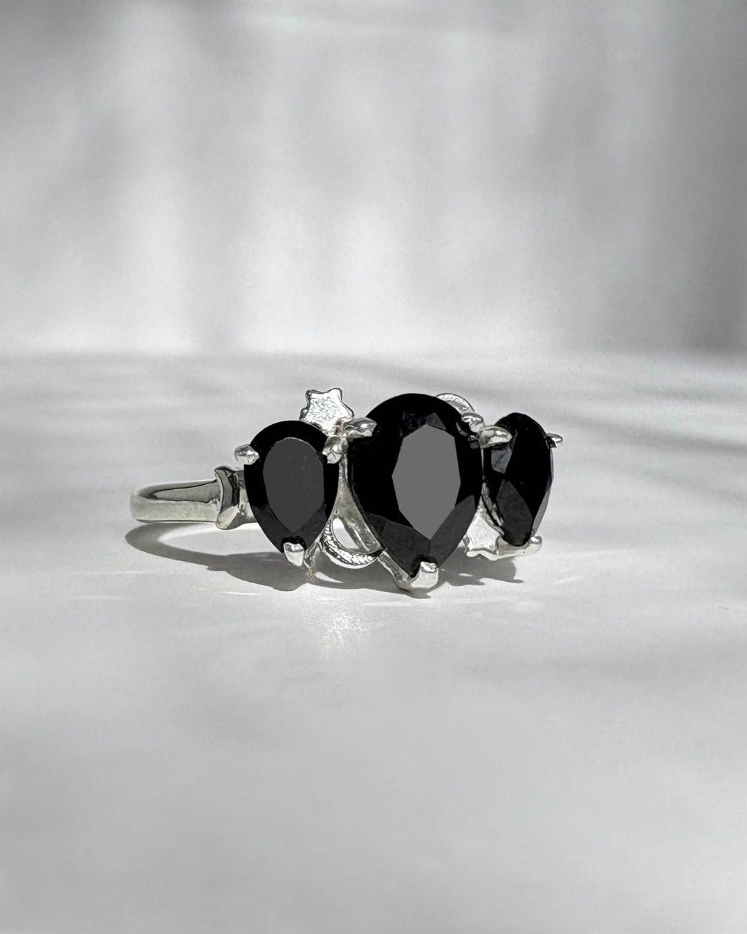 Celestial Black Spinel Ring