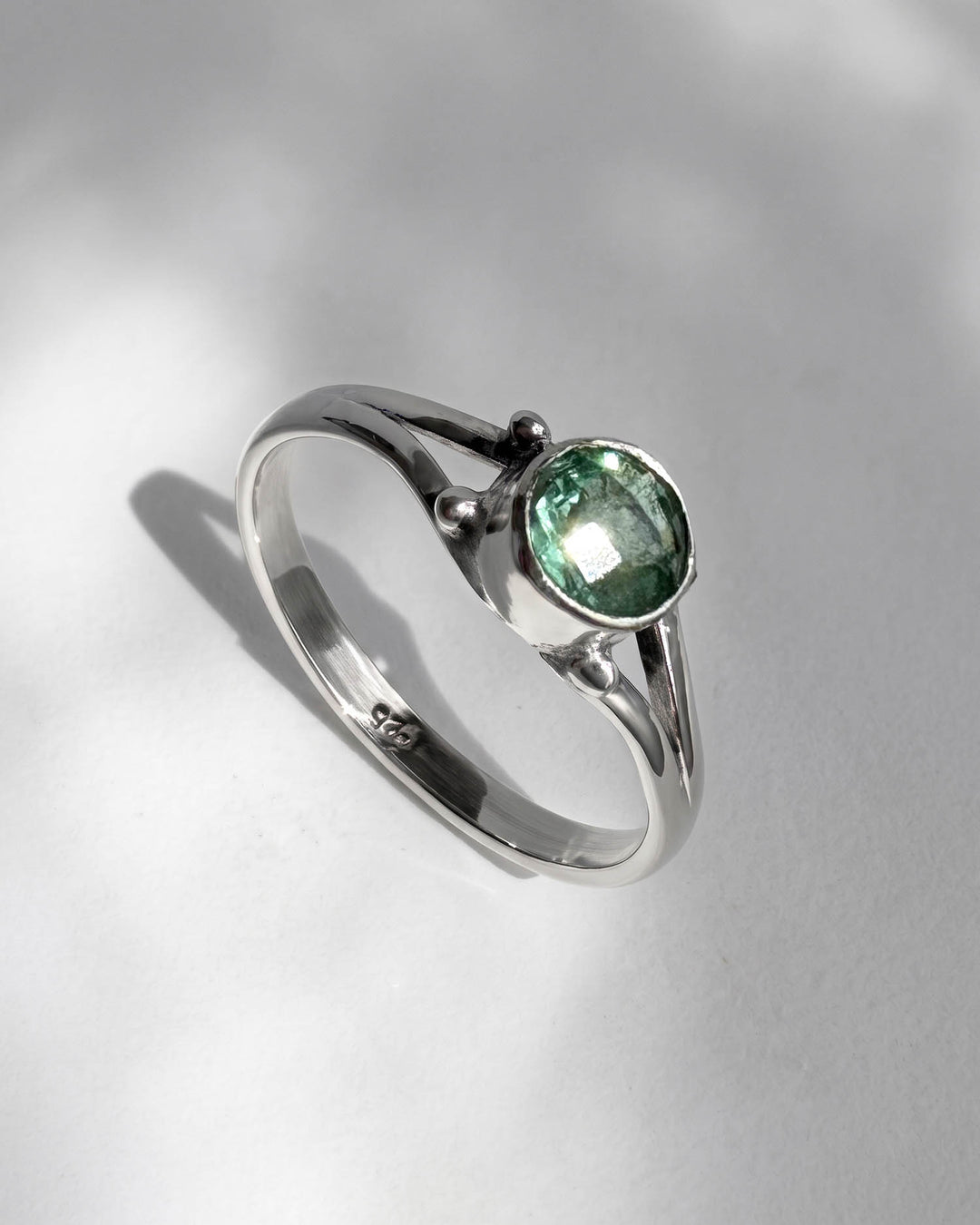 Green Apatite Ring