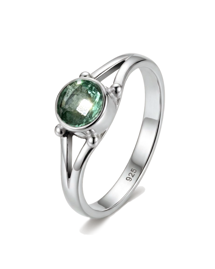 Green Apatite Ring