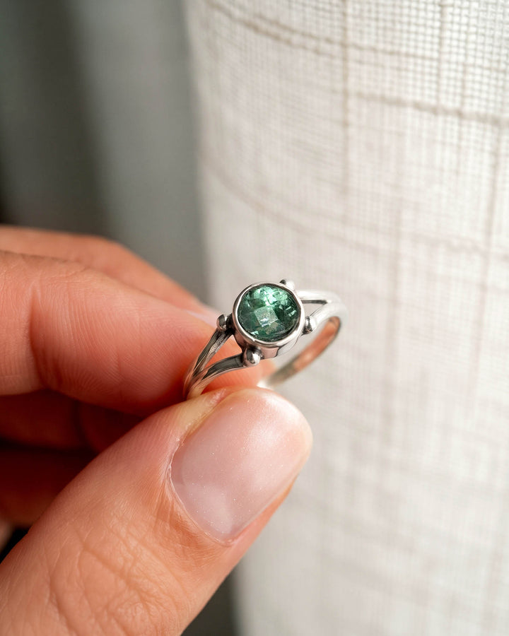 Green Apatite Ring