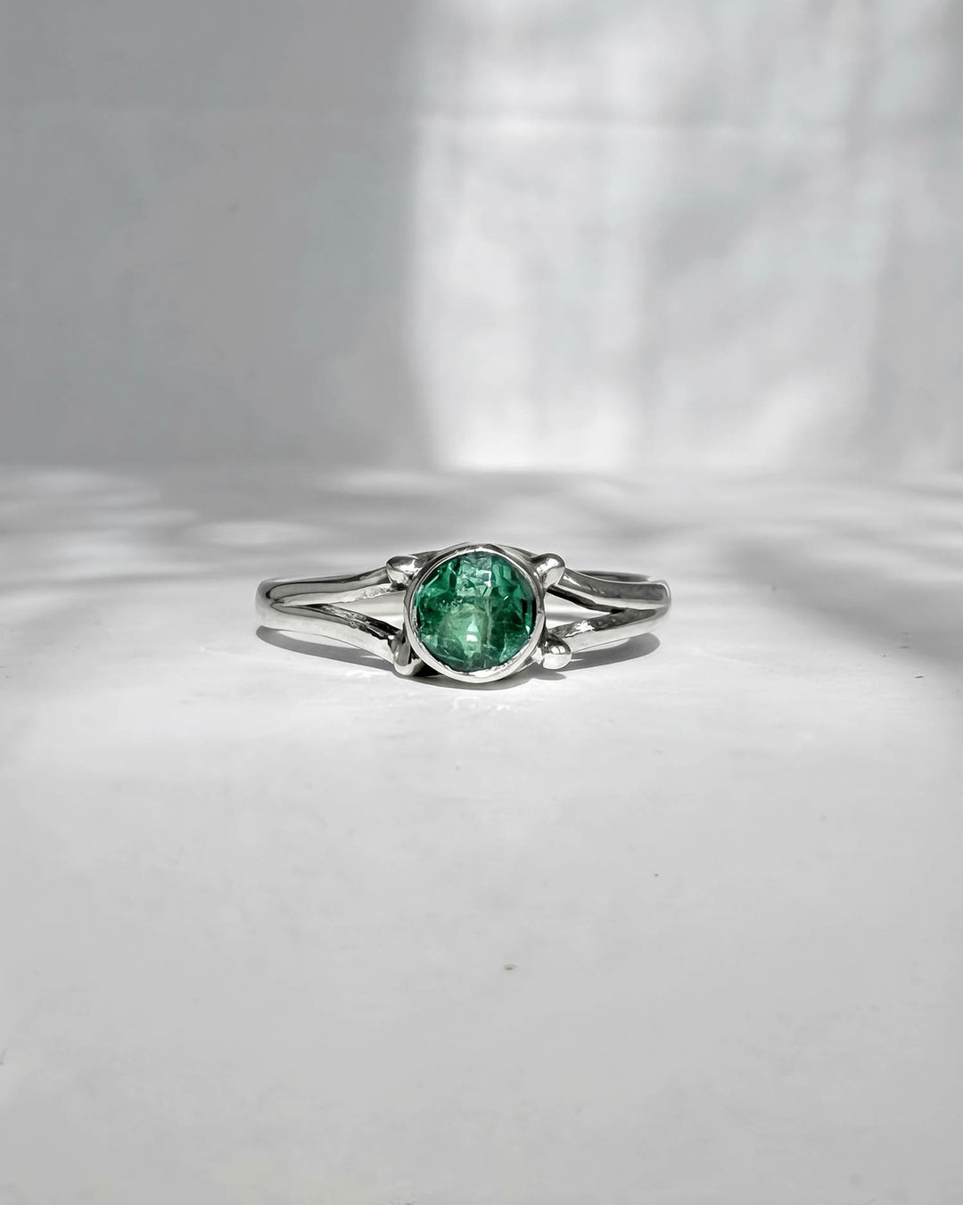 Green Apatite Ring