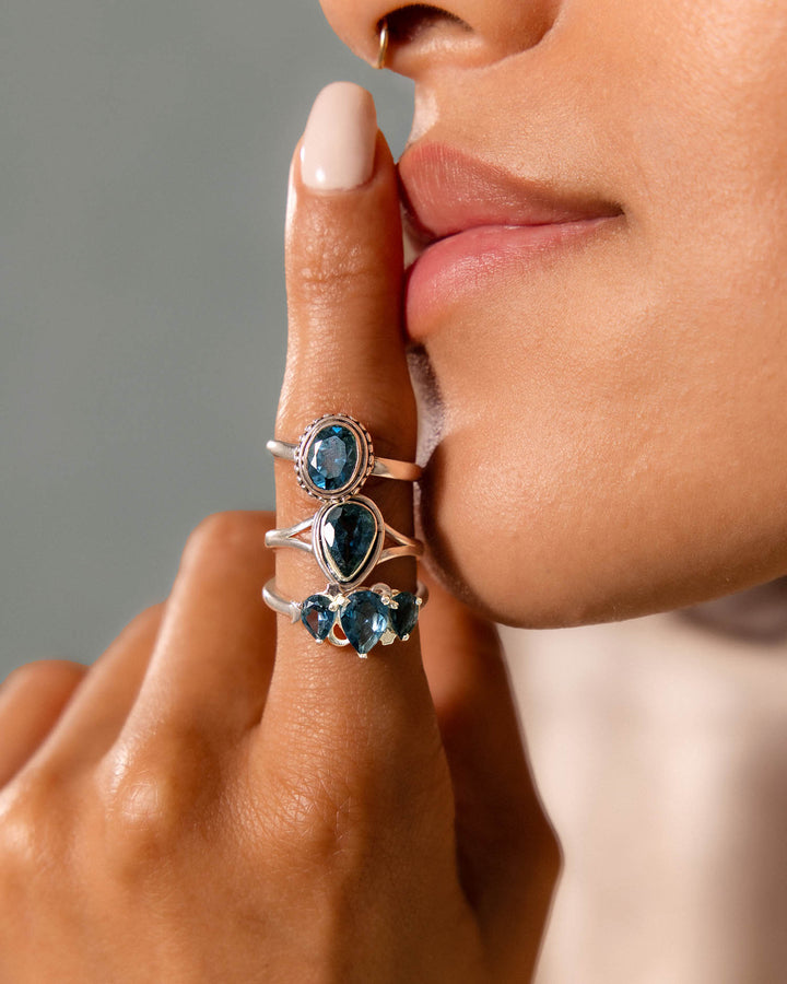 Classic London Blue Topaz Ring